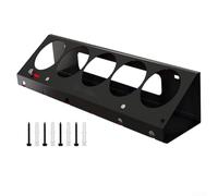 Wall Mount Tool Organizer, Lockable Pneumatic Tool Rack, Multi-Function Storage Holder with Locking Device for Spray Bottles and Equipment