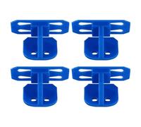 Wall Mount Toy Display - 4pcs Single Lane Holder, Hangable Vehicle Track Rack, Wall Storage Shelf | Organized Display Solution