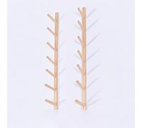 Wall Mount Wooden Yoga Mat Rack - Large Gym Storage Organizer For Exercise Mats, Foam Roller & Sectional Mat Storage Home Gym Equipment (73cm/28.7in) One Color 124cm/48.8in