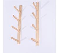 Wall Mount Wooden Yoga Mat Rack - Large Gym Storage Organizer For Exercise Mats, Foam Roller & Sectional Mat Storage Home Gym Equipment (73cm/28.7in) One Color 73cm/28.7in