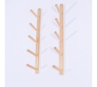 Wall Mount Wooden Yoga Mat Rack - Large Gym Storage Organizer For Exercise Mats, Foam Roller & Sectional Mat Storage Home Gym Equipment (73cm/28.7in) One Color 90cm/35.4in