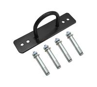 Wall Mount Workout - Heavy Duty Steel Construction, curved Hook Design, Multi-Purpose Strength Training Support Plate, Secure Resistance Band and Bodyweight Strap | for Home Gym Exercise Fitness