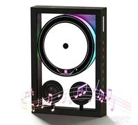 Wall Mountable Bluetooth CD Player with Ambient Lighting, Multiple Play Modes, and Versatile Placement Options for Home Decor