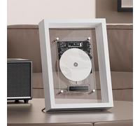 Wall Mountable Bluetooth Music Player with Photo Frame and Remote Control for Home Office Decor