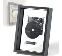 Wall Mountable CD Player Decorative Photo Frame, Bluetooth 5.0, AUX Output, Remote Control, Perfect for Home, Office, and Corridor Decor, Music Frame