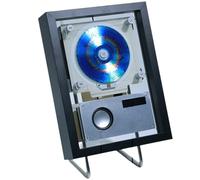 Wall Mountable CD Player - Desktop Music Frame with CD, USB, FM, Two-way Bluetooth 5.1 & Aux Modes for Home, Corridor, Office Decoration