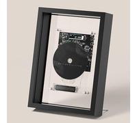 Wall Mountable CD Player with Bluetooth 5.0, Remote Control, 3.5mm AUX Output - Ideal Home or Office Decor for Music Lovers