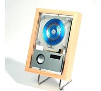 Wall Mountable CD Player with Bluetooth 5.1 and External Speaker, Supports Multiple Formats for Home, Office, and Decor Use