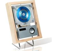 Wall Mountable CD Player with Bluetooth, Photo Frame, and Multi-Mode Functionality for Home and Office Decor
