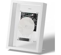 Wall Mountable CD Player with Remote Control and LED Screen, Bluetooth 5.0 and 3.5mm AUX Output for Home and Office Decor