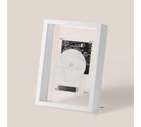 Wall Mountable CD Player with Remote Control, Bluetooth 5.0, AUX Output, LED Screen - Music Frame for Home Office and Gallery