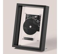 Wall Mountable CD Player with Remote Control, Bluetooth/AUX Output, LCD Display, Ideal for Home, Office, Gallery Decor
