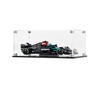 Wall Mountable Display Case for LEGO® Speed Champions: Formula 1 Range (Race Track, Printed Background)