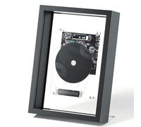 Wall Mountable Music Frame CD Player with Remote, LED Display, Bluetooth 5.0