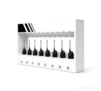 Wall Mountable Storage Rack with Name Tags，5/8/10/15/16/24/32-slot Universal Radio Charging Storage Station, Multi Device Organizer in Hotel/Construction(8hole)