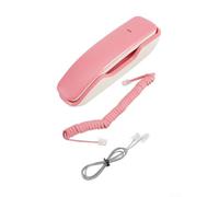 Wall Mountable Trimline Telephone LED Call Indicator(Pink)