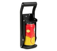 Wall-Mounted 16 oz Can Crusher with Soft-Grip Handle, Manual Aluminium Can Smasher for Soda, Beer and Drink Cans, Space-Saving Recycling Device for Kitchen, Garage and Utility Room