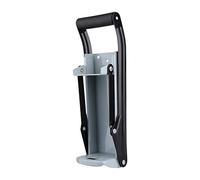 Wall Mounted 16oz Can Crusher, High Leverage Aluminium Can Compressor with Soft Grip Handle, Space Saving Manual Crushing Tool with Fitting Screws for Home Recycling