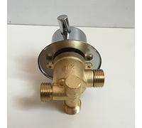 Wall-Mounted 2/3/4/5 Way Brass Shower Faucet G1/2 Mixer Tap with Threaded Connection Ceramic Cartridge Diverter Split Water Outlet for Bathroom Sink