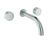 Wall-Mounted 2 Handle Basin Tap Grohe Atrio Private Collection Supersteel 20589DC0