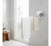 Wall Mounted 26M Retractable Clothes Line Heavy Duty Dual Laundry Airer Indoor & Outdoor Drying Use