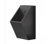 Wall-Mounted, 304 Induction Men's, Smart Sensor Flushing Vertical for Home, Hotels, Schools, and Public Places,Black
