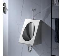 Wall-Mounted 304 Men's with Automatic Sensor Flush, Anti-Odor, for Bars, Hotels & Schools