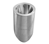Wall-Mounted 304 Stainless Steel Urinal,Intelligent Sensor Flushing Men's Urinal Small Vertical Toilet,Suitable for Shopping Malls, Bars, Schools