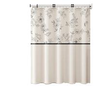 Wall Mounted 360° Foldable Shower Curtain Rod Three Fold Four Fold Five Fold Options Includes Curtain & Hooks Easy Installation for Bathroom Space Saving Solution