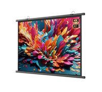 Wall Mounted 4K HD Projection Screen, 60" 72" Portable Indoor Movie Screen, Wrinkle-Free for Outside Theater Home Backyard(60"(4:3))