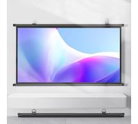 Wall Mounted 4K HD Pull Down Display with Hooks - 4:3/16:9 Aspect Ratio for School Home Theatre Cinema Office Party