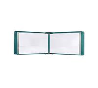 Wall Mounted A3 Poster Flip Book Display 20 Pocket Green Wall Folder for Files Documents & Artwork Perfect for Home Office & Classroom nization