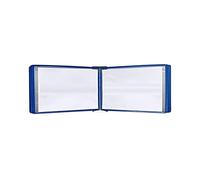 Wall Mounted A3 Poster Flip Book Display 20 Pocket Wall Folder nizer for Files & Documents Blue Color 16.53"x11.69" Perfect for Office & Home Use