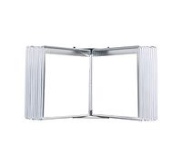 Wall Mounted A4 Flip Book Display 40 Pocket Wall Folder nizer for Posters 8.26"x11.69" Clear File Holder White Perfect for Office & Home Décor