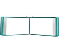 Wall Mounted A4 Flip Book Display Reference System for Posters Green Wall Display File Perfect for Offices Schools and Home Use Showcase Your Content Effortlessly!