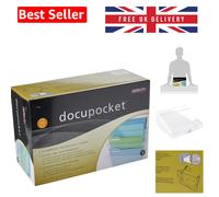 Wall-Mounted A4 Literature Holders - Clear Acrylic Document Organizers