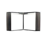 Wall Mounted A4 Poster Flip Book Display File Black 13x9x7 Inches Perfect for Home Office or Classroom Showcase Your Artwork and Documents Easily