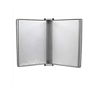 Wall Mounted A4 Poster Flip Book Display Grey Folder nizer 13"x9"x1.57" Perfect for Home Office or Classroom Use