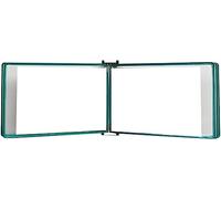 Wall Mounted A4 Poster Flip Book Display Rack 13x9x2.3 Inches Green File nizer for Home Office & School Space Saving Wall Storage Solution