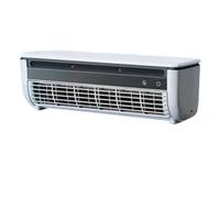 Wall Mounted Ac Fan, Portable Wall-mounted Ac Unit with 3-Speed Device & Remote Control, Removable and Washable Mesh Cover, Wireless Charging Acs for Home Kitchen Dorm Tabletop white
