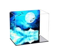 Wall-mounted Acrylic Display Case for Lego 71043 Castle Building Set, Dustproof Transparent Box - Only Display Case, Display Box Compatible with Lego 71043