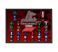 Wall-Mounted Acrylic Display Case for Lego-a 71049 F1 Mini Racing Cars - Clear Dustproof Showcase for Collectible Models - Model Not Included (Style E)