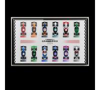 Wall-Mounted Acrylic Display Case for Lego-a 71049 F1 Mini Racing Cars - Clear Dustproof Showcase for Collectible Models - Model Not Included (Style C)