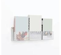 Wall Mounted Acrylic Magazine Holder 1 Pcs Clear File Rack for Home Office Bathroom Brochure Display Shelf Stylish Storage Solution (L30cm)