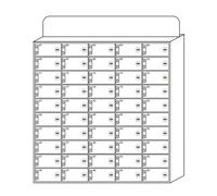 Wall-Mounted Acrylic Phone Storage Box with 4-80 Slots - Multi-Functional Cell Phone Holder for Classroom nization and Easy Access (50)