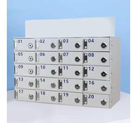 Wall-Mounted Acrylic Phone Storage nizer Lockable 100-Slot Mobile Phone Holder Versatile Phone Storage Box for Home & Office Stylish & Space-Saving Solution