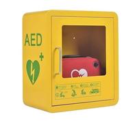 Wall Mounted AED Defibrillator Storage Cabinet with Alarm and Light for Emergency Indoor Use