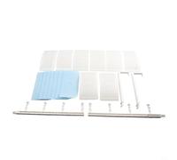 Wall Mounted Air Conditioner Airflow Deflector with 8 Adjustable Leaves and Optional Filter Options for Enhanced Air Circulation (cotton filter)