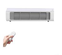 Wall-Mounted Air Conditioner, Portable Wireless Charging Cooling Fan Unit With Remote Control For Kitchen Bedroom Office No Drilling(white-charging)