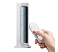 Wall Mounted Air Conditioner, Wall Mounted Remote Control Tower Fan with 3 Adjustable Speeds, USB Rechargeable Air Conditioner Low Noise Quiet Desktop Tower Fans for RV Bedroom Kitchen Office Garage